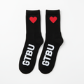 Black Crew Socks - GTBU Lengthwise Sole