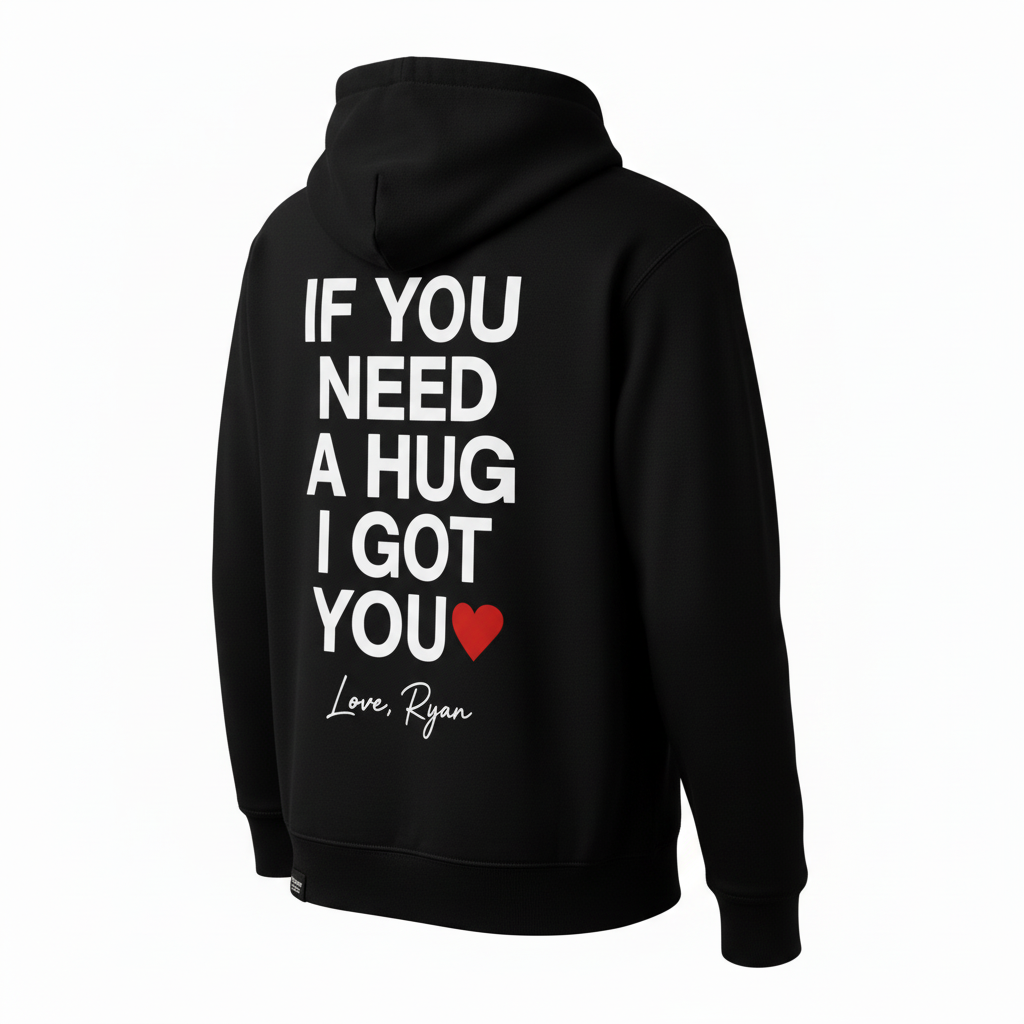 Love Ryan Hoodie - Back View Variant 2