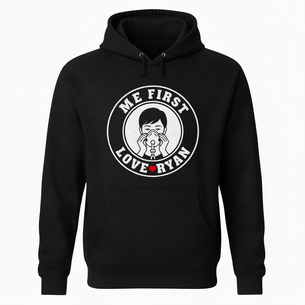 Me First Love ❤️ Ryan - Clean Badge Hoodie