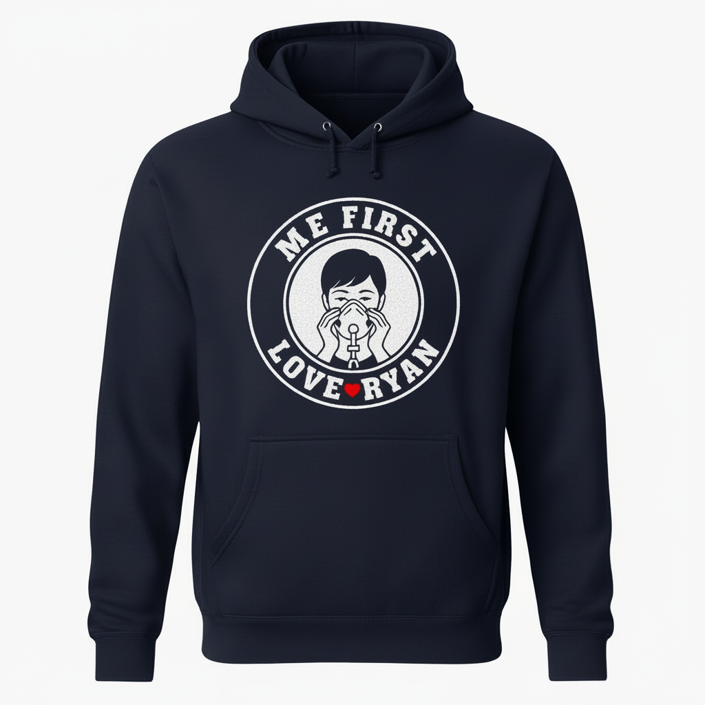Me First Love Ryan - Navy Hoodie