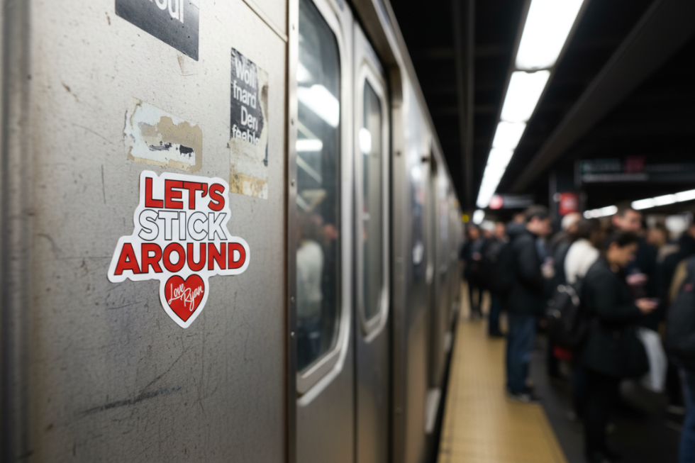 Let's Stick Around | Sticker